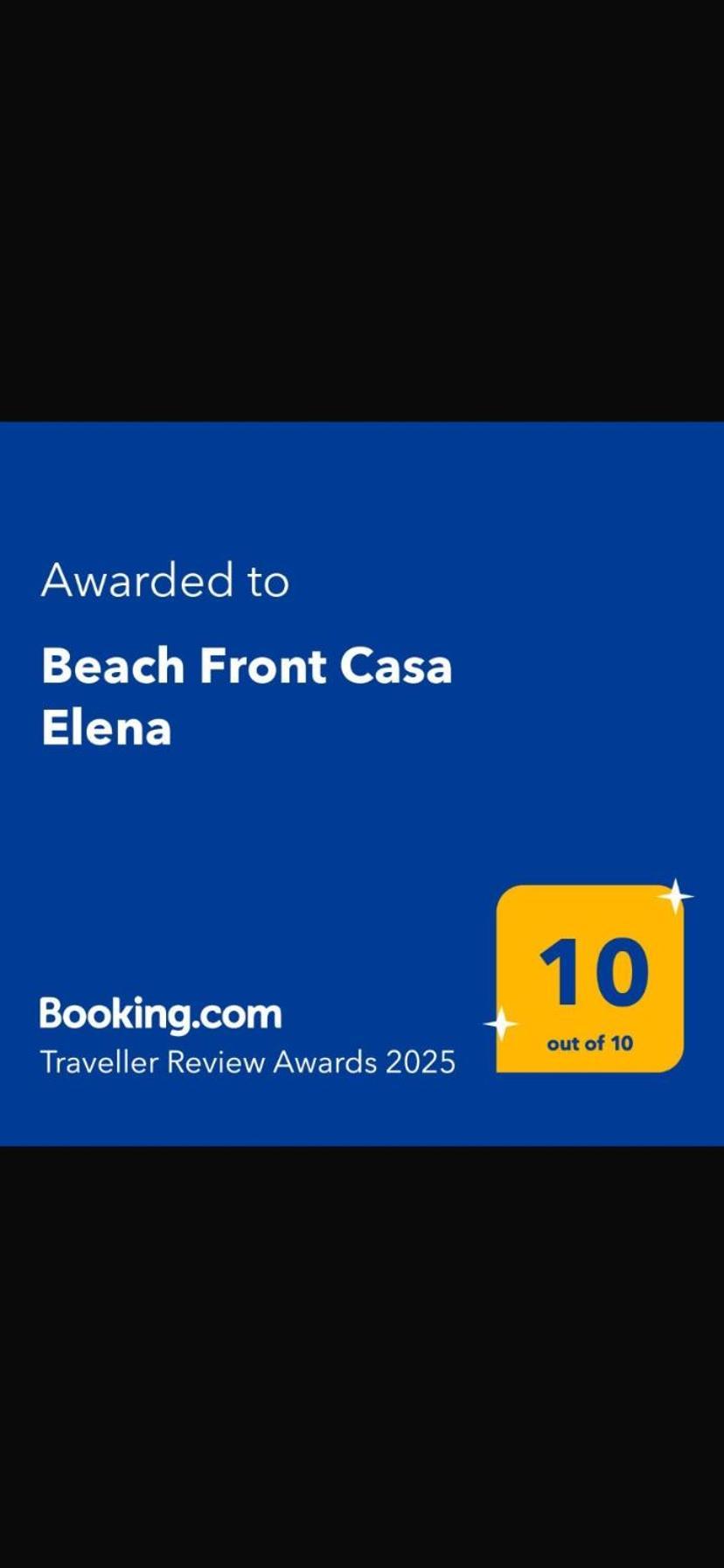 Beach Front Casa Elena Hanioti Bagian luar foto
